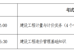 造價工程師考試價格,造價工程師考試時間?