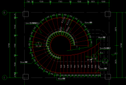 旋轉樓梯平面圖旋轉樓梯平面圖cad