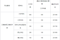 一級建造師報考單位條件報考一建的單位需要什么資質