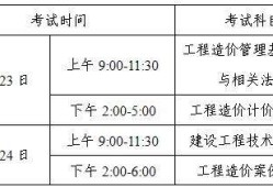 關于內蒙古造價工程師報名時間的信息