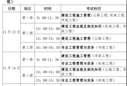 關于二級建造師考試報名時間和考試時間的信息