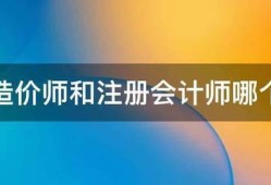 注冊造價師和注冊會計師哪個賺錢