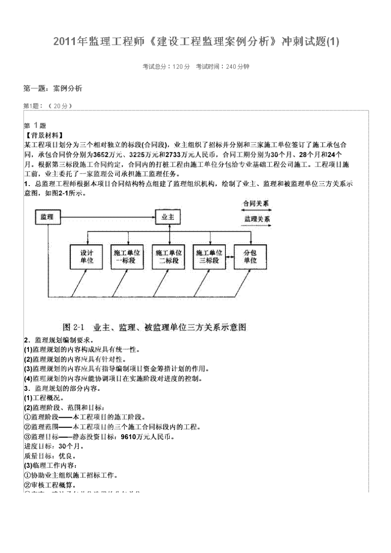 監理工程師案例分析監理工程師案例分析難嗎  第2張