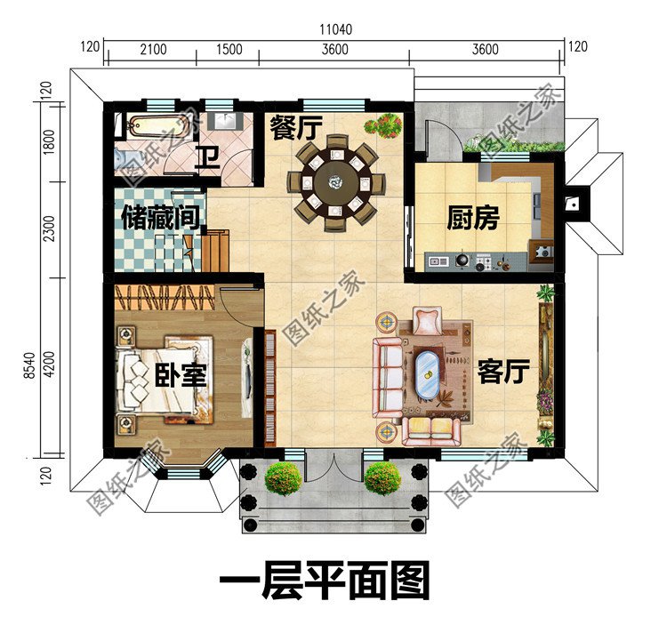 農(nóng)村別墅戶型設(shè)計(jì)圖120平方米,農(nóng)村別墅戶型設(shè)計(jì)圖  第1張