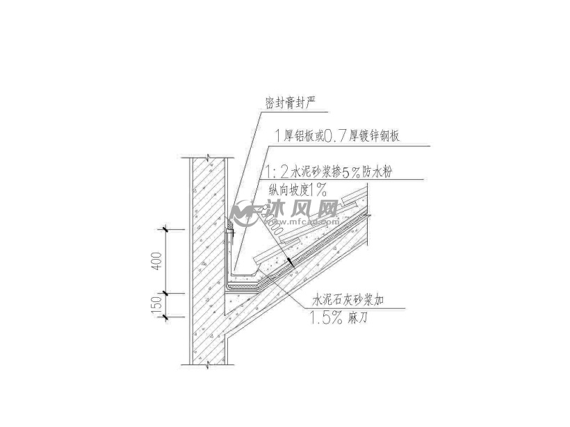 坡屋頂天溝施工方法,坡屋頂天溝  第1張