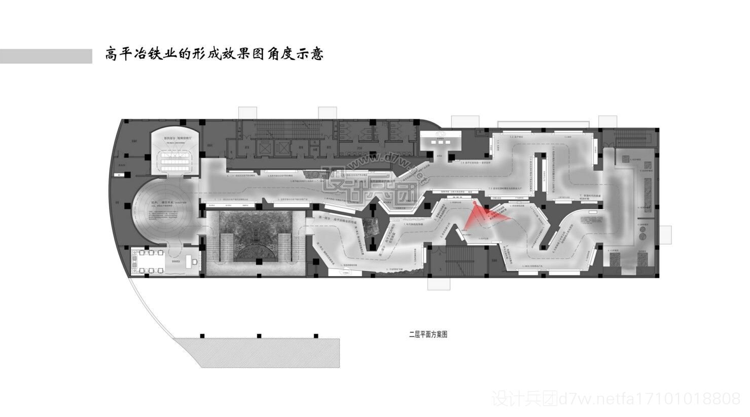 展示設(shè)計平面圖展示設(shè)計平面圖立面圖效果圖  第1張