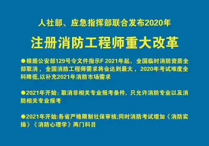 一級消防工程師將取消企業資質報名取消一級消防工程師  第1張