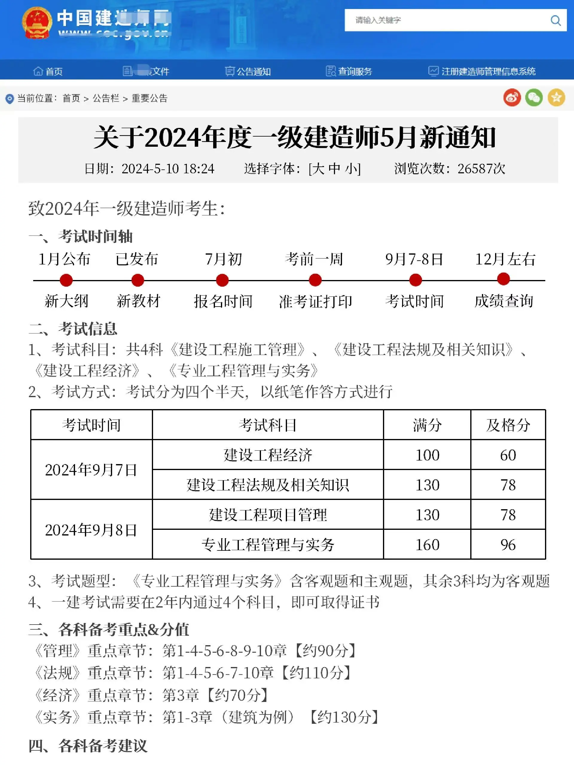 一級(jí)建造師市政專業(yè)考試科目,市政一級(jí)建造師科目  第1張