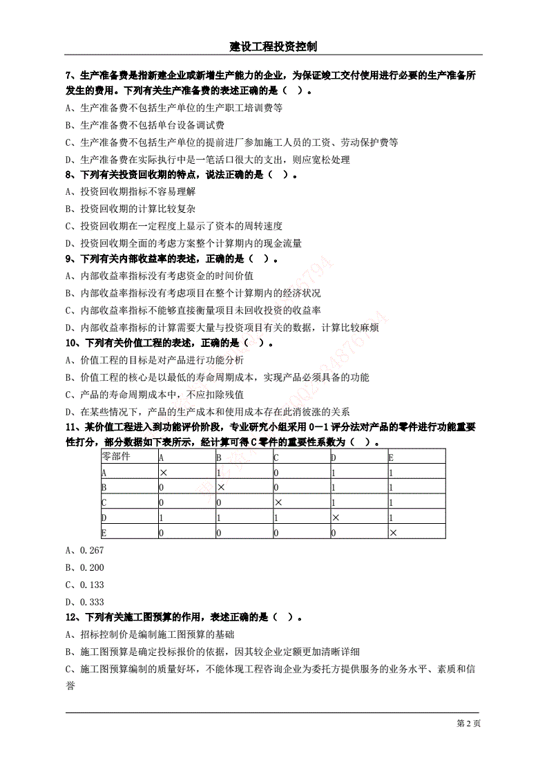 監理工程師押題2017的簡單介紹  第1張