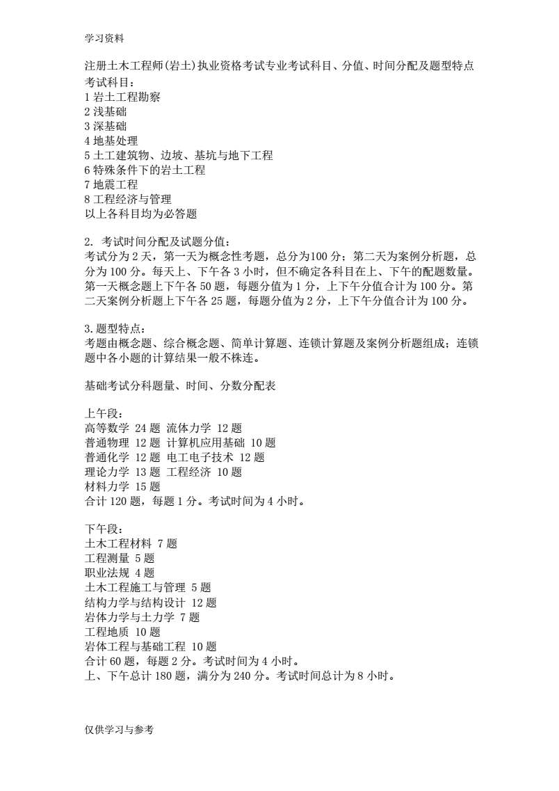 巖土工程師學了哪些科目,35歲后不要考巖土工程師  第1張