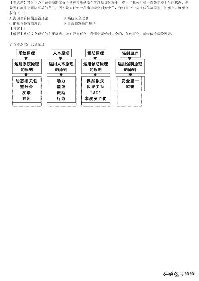 注冊安全工程師安全管理,注冊安全工程師安全管理知識點  第8張