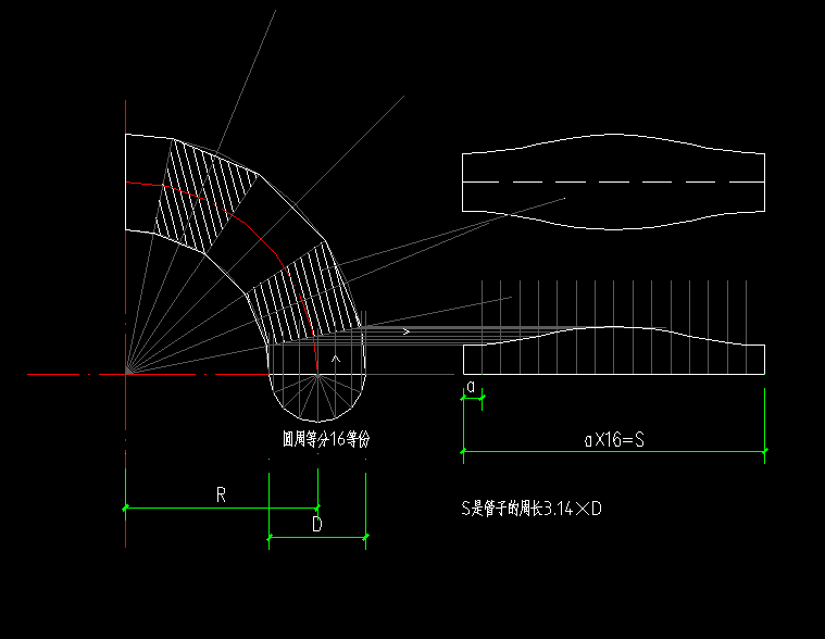 彎頭放樣,彎頭放樣計算公式  第2張